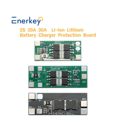 comprar Enerkey 2S 20A 30A Batería de litio de iones de litio 18650 cargador placa de protección PCB BMS para el motor de perforación Fabricación en línea