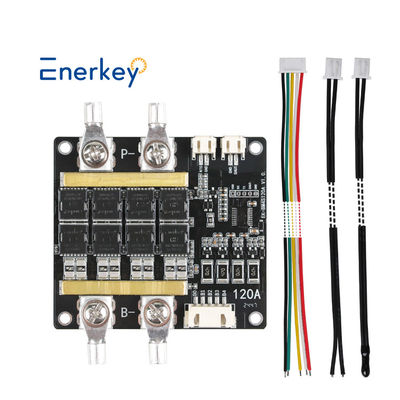 comprar Enerkey BMS 4S 12V 120A Tabla de protección de la batería de iones de litio 3.2V con BMS de equilibrio para el paquete de baterías 18650 12V Fabricación en línea