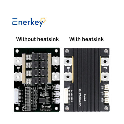 comprar Enerkey 120A de descarga continua 4S BMS placa de protección de la batería de litio para lámparas solares Fabricación en línea