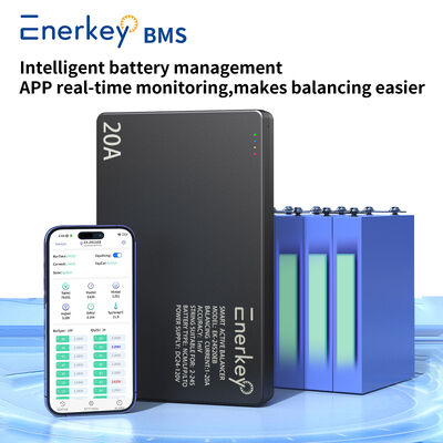 comprar Enerkey Smart Bluetooth BMS Balance Activo 20A Sistema de Gestión de Batería para Baterías de 12V 24V 48V Li-ion LiFePO4 LTO Fabricación en línea