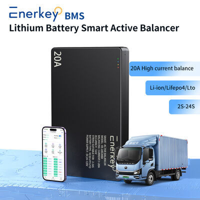 comprar Enerkey 1A-20A Balanceador Activo Inteligente para 12V 24V 36V 48V 60V 72V 3S 4S 7S 8S 13S 16S 20S 24S LiFePo4 Li-ion Fabricación en línea