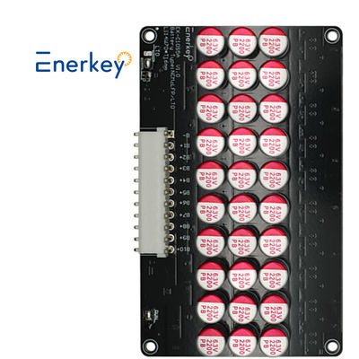 Equalizador de células de batería 8S 9S 10S 5A Balanceador activo Lifepo4/Litio/Lipo/LTO Batería BMS para bicicleta eléctrica