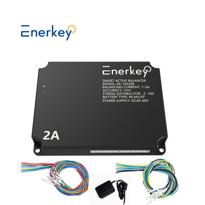 Enerkey BMS Smart Balancer 2A Balance activo 4S 8S 16S 200A 2V-100V para el banco de energía Lifepo4/batería de iones de litio