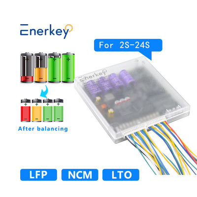 Enerkey 4A 24S LTO Balanceador de batería inteligente Lifepo4/Li-ion Balanceador de célula de batería inteligente