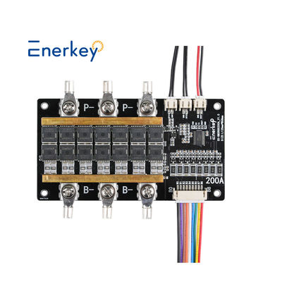 Enerkey LiFePO4 5s 18.5V 20V Almacenamiento de energía de iones de litio 200A BMS 5s con equilibrio para panel solar