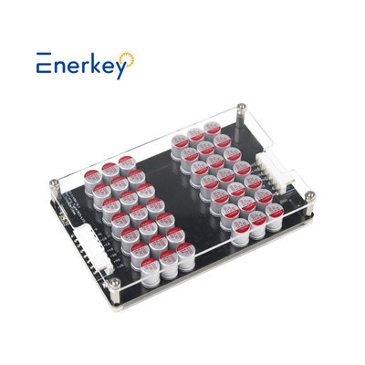 Enerkey 5A Lifepo4 Balancer con Acrílico 9s 10S 11S 12S 13S 14S Equalizador activo de iones de litio para el sistema de almacenamiento en el hogar
