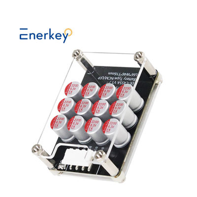 Enerkey 3S-4S 5A Equalizador activo de batería con placa acrílica Li-ion/Lto/Lifepo4 Balanceador de batería para bicicleta eléctrica